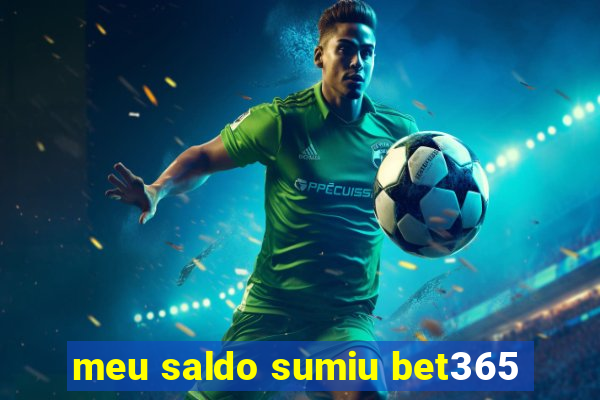 meu saldo sumiu bet365